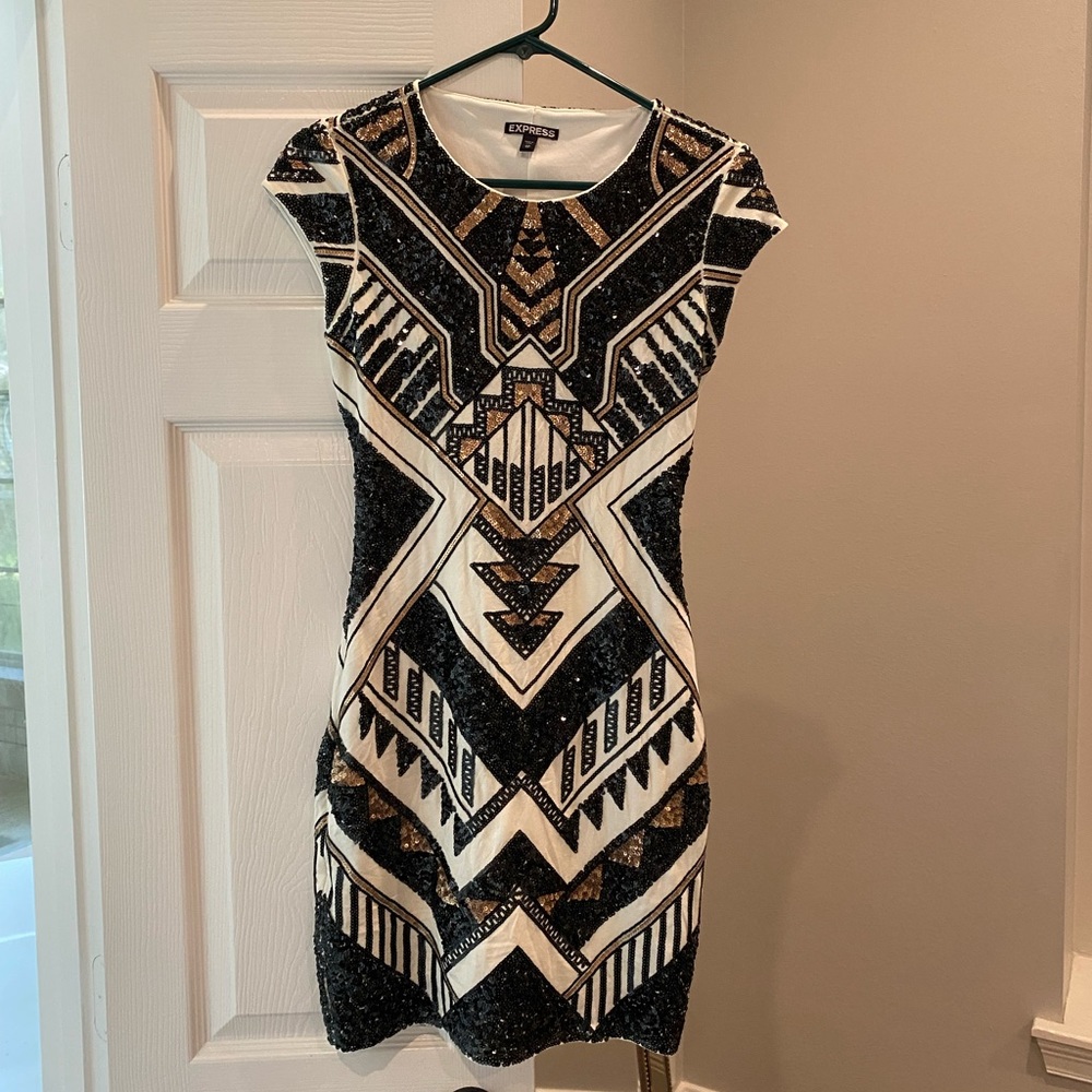 Express Sequin Party Dress